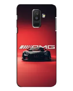Чехол для Samsung Galaxy A6 Plus 2018 (A605) с картинкой «Mercedes AMG — красная линия»