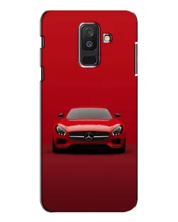 Чехол для Samsung Galaxy A6 Plus 2018 (A605) с картинкой «Красный Mercedes AMG»