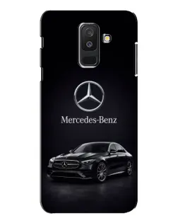 Чехол для Samsung Galaxy A6 Plus 2018 (A605) с картинкой «Mercedes — решетка радиатора»