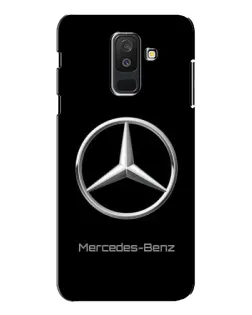 Чехол для Samsung Galaxy A6 Plus 2018 (A605) с картинкой «Mercedes Silver Logo»