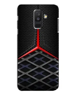Чехол для Samsung Galaxy A6 Plus 2018 (A605) с картинкой «Mercedes Carbon Grid»