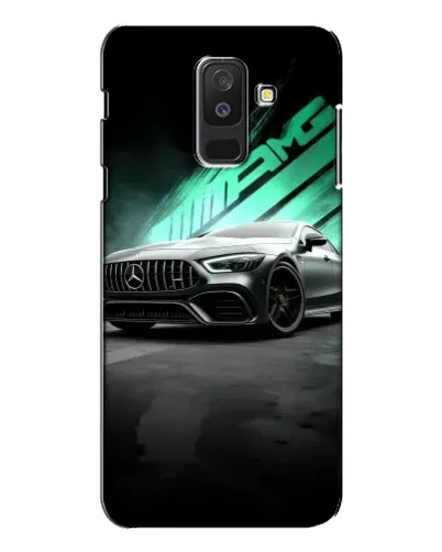 Чехол для Samsung Galaxy A6 Plus 2018 (A605) с картинкой «Темный Mercedes AMG» Чехол для Samsung Galaxy A6 Plus 2018 (A605) с картинкой «Темный Mercedes AMG»