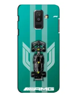 Чехол для Samsung Galaxy A6 Plus 2018 (A605) с картинкой «Mercedes AMG Petronas»