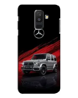 Чехол для Samsung Galaxy A6 Plus 2018 (A605) с картинкой «Mercedes G-Class красный»
