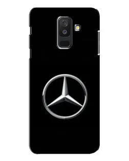 Чехол для Samsung Galaxy A6 Plus 2018 (A605) с картинкой «Mercedes классический лого»