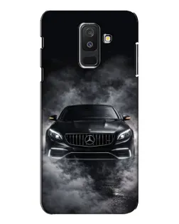 Чехол для Samsung Galaxy A6 Plus 2018 (A605) с картинкой «Mercedes в дыму»