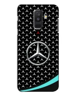Чехол для Samsung Galaxy A6 Plus 2018 (A605) с картинкой «Mercedes — бирюзовый акцент»