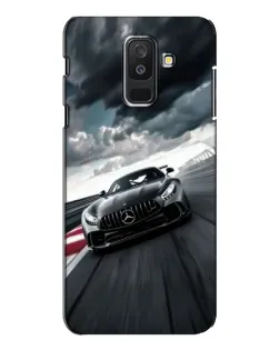 Чехол для Samsung Galaxy A6 Plus 2018 (A605) с картинкой «Гоночный Mercedes AMG»