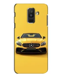 Чехол для Samsung Galaxy A6 Plus 2018 (A605) с картинкой «Желтый Mercedes GT»