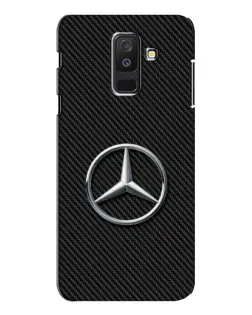 Чехол для Samsung Galaxy A6 Plus 2018 (A605) с картинкой «Карбоновый Mercedes стиль» Чехол для Samsung Galaxy A6 Plus 2018 (A605) с картинкой «Карбоновый Mercedes стиль»