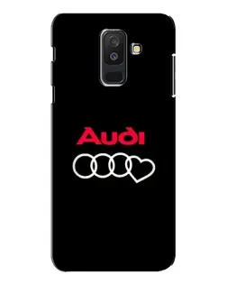 Чехол для Samsung Galaxy A6 Plus 2018 (A605) с картинкой «Логотип Audi Heart»