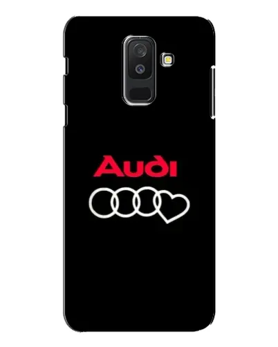 Чехол для Samsung Galaxy A6 Plus 2018 (A605) с картинкой «Логотип Audi Heart»