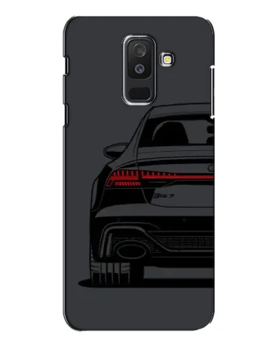 Чехол для Samsung Galaxy A6 Plus 2018 (A605) с картинкой «Задняя часть Audi — арт»
