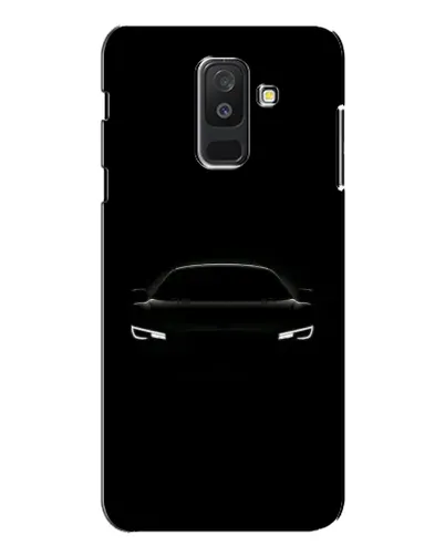Чехол для Samsung Galaxy A6 Plus 2018 (A605) с картинкой «Взгляд Audi в темноте»