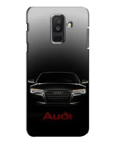 Чехол для Samsung Galaxy A6 Plus 2018 (A605) с картинкой «Audi — градиентный контур»