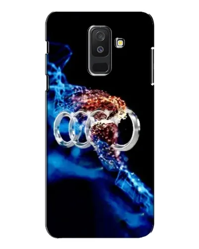 Чехол для Samsung Galaxy A6 Plus 2018 (A605) с картинкой «Энергия лого Audi»