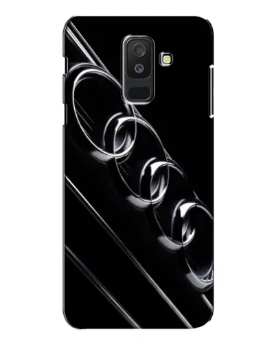 Чехол для Samsung Galaxy A6 Plus 2018 (A605) с картинкой «Audi — абстрактные кольца»