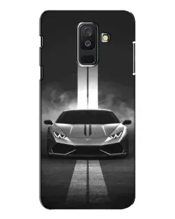Чехол для Samsung Galaxy A6 Plus 2018 (A605) с картинкой «Lamborghini симметрия дорог»