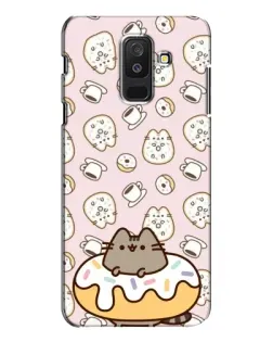 Чехол для Samsung Galaxy A6 Plus 2018 (A605) с картинкой «Пушин на пончике» Чехол для Samsung Galaxy A6 Plus 2018 (A605) с картинкой «Пушин на пончике»