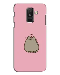 Чехол для Samsung Galaxy A6 Plus 2018 (A605) с картинкой «Pusheen сердце» Чехол для Samsung Galaxy A6 Plus 2018 (A605) с картинкой «Pusheen сердце»