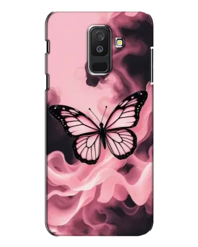 Чехол для Samsung Galaxy A6 Plus 2018 (A605) с картинкой «Бабочка в дыму» Чехол для Samsung Galaxy A6 Plus 2018 (A605) с картинкой «Бабочка в дыму»