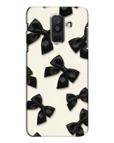 Чехол для Samsung Galaxy A6 Plus 2018 (A605) с картинкой «Черные бантики» Чехол для Samsung Galaxy A6 Plus 2018 (A605) с картинкой «Черные бантики»