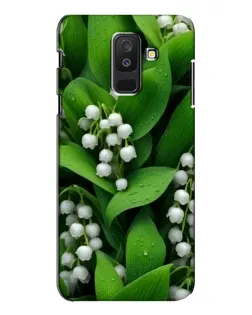 Чехол для Samsung Galaxy A6 Plus 2018 (A605) с картинкой «Ландыши в зелени»