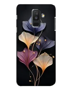 Чехол для Samsung Galaxy A6 Plus 2018 (A605) с картинкой «Лиловые цветы грации»