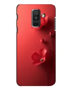 Чехол для Samsung Galaxy A6 Plus 2018 (A605) с картинкой «Маковые соцветия»