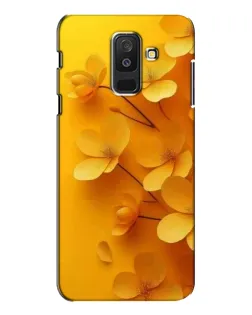 Чехол для Samsung Galaxy A6 Plus 2018 (A605) с картинкой «Золотые лепестки»