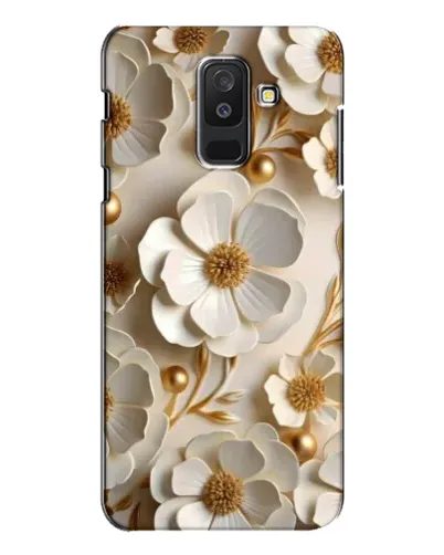 Чехол для Samsung Galaxy A6 Plus 2018 (A605) с картинкой «Белие бумажние цвети» Чехол для Samsung Galaxy A6 Plus 2018 (A605) с картинкой «Белие бумажние цвети»