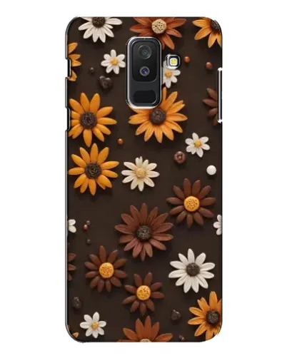 Чехол для Samsung Galaxy A6 Plus 2018 (A605) с картинкой «Узор из маленьких подсолнухов» Чехол для Samsung Galaxy A6 Plus 2018 (A605) с картинкой «Узор из маленьких подсолнухов»