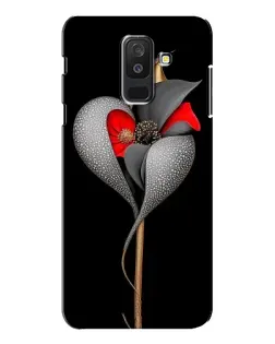 Чехол для Samsung Galaxy A6 Plus 2018 (A605) с картинкой «Серебряный фантазийный цветок»