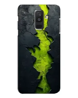 Чехол для Samsung Galaxy A6 Plus 2018 (A605) с картинкой «Салатовый разлом скалы» Чехол для Samsung Galaxy A6 Plus 2018 (A605) с картинкой «Салатовый разлом скалы»