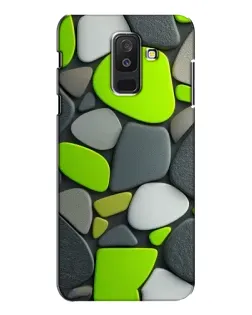 Чехол для Samsung Galaxy A6 Plus 2018 (A605) с картинкой «Яркая неоновая галька»