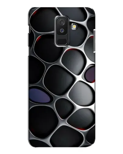 Чехол для Samsung Galaxy A6 Plus 2018 (A605) с картинкой «Объемная темная решетка» Чехол для Samsung Galaxy A6 Plus 2018 (A605) с картинкой «Объемная темная решетка»