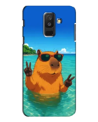 Чохол для Samsung Galaxy A6 Plus 2018 (A605) з картинкою «Морська капібара» Чохол для Samsung Galaxy A6 Plus 2018 (A605) з картинкою «Морська капібара»