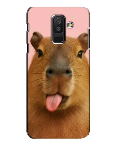 Чохол для Samsung Galaxy A6 Plus 2018 (A605) з картинкою «Капібара з язиком» Чохол для Samsung Galaxy A6 Plus 2018 (A605) з картинкою «Капібара з язиком»