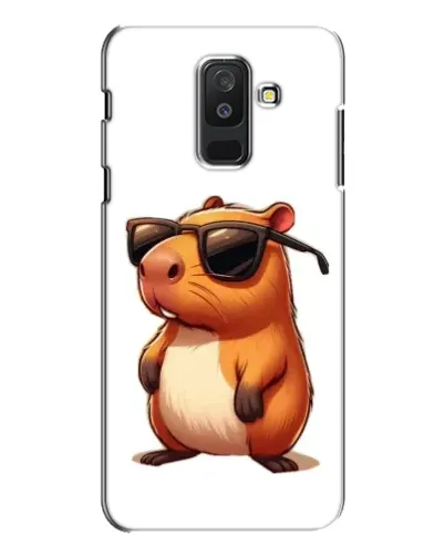 Чохол для Samsung Galaxy A6 Plus 2018 (A605) з картинкою «Капібара в окулярах» Чохол для Samsung Galaxy A6 Plus 2018 (A605) з картинкою «Капібара в окулярах»