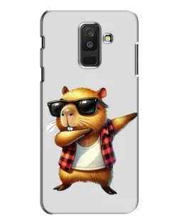 Чохол для Samsung Galaxy A6 Plus 2018 (A605) з картинкою «Капібара репер даб» Чохол для Samsung Galaxy A6 Plus 2018 (A605) з картинкою «Капібара репер даб»