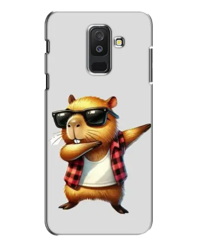 Чохол для Samsung Galaxy A6 Plus 2018 (A605) з картинкою «Капібара репер даб» Чохол для Samsung Galaxy A6 Plus 2018 (A605) з картинкою «Капібара репер даб»