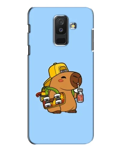 Чохол для Samsung Galaxy A6 Plus 2018 (A605) з картинкою «Капібара на скейті» Чохол для Samsung Galaxy A6 Plus 2018 (A605) з картинкою «Капібара на скейті»