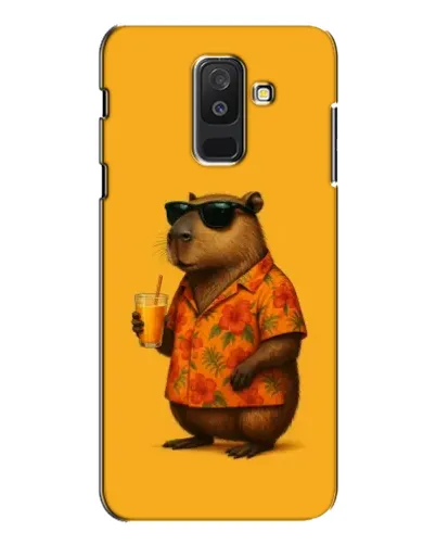 Чохол для Samsung Galaxy A6 Plus 2018 (A605) з картинкою «Капібара на відпочинку» Чохол для Samsung Galaxy A6 Plus 2018 (A605) з картинкою «Капібара на відпочинку»