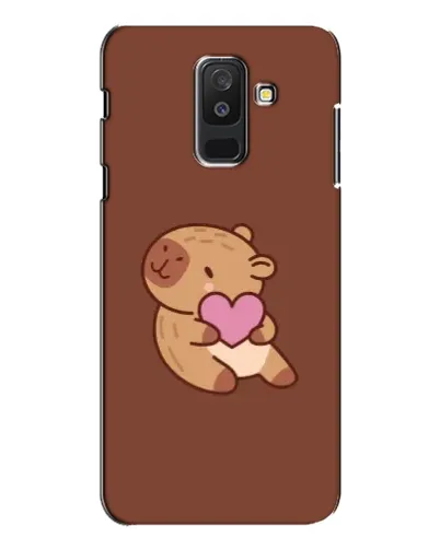 Чохол для Samsung Galaxy A6 Plus 2018 (A605) з картинкою «Капібара з серцем» Чохол для Samsung Galaxy A6 Plus 2018 (A605) з картинкою «Капібара з серцем»