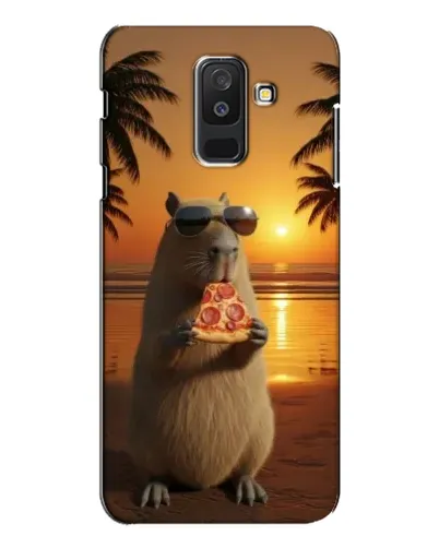 Чохол для Samsung Galaxy A6 Plus 2018 (A605) з картинкою «Капібара з піцою» Чохол для Samsung Galaxy A6 Plus 2018 (A605) з картинкою «Капібара з піцою»
