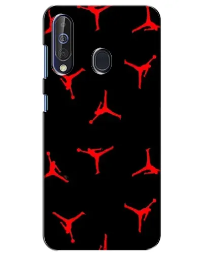 Чехол для Samsung Galaxy A60 2019 (A605F) с картинкой «Jordan Red Pattern»