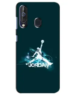 Чехол для Samsung Galaxy A60 2019 (A605F) с картинкой «Jordan Blue Fire» Чехол для Samsung Galaxy A60 2019 (A605F) с картинкой «Jordan Blue Fire»