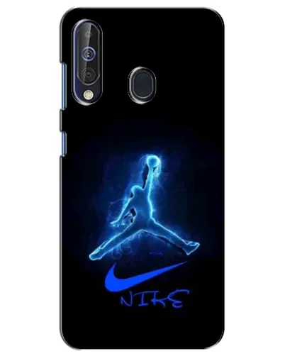 Чехол для Samsung Galaxy A60 2019 (A605F) с картинкой «Jordan Neon Blue»