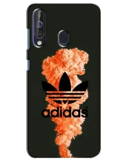 Чехол для Samsung Galaxy A60 2019 (A605F) с картинкой «Оранжевый дым Adidas»