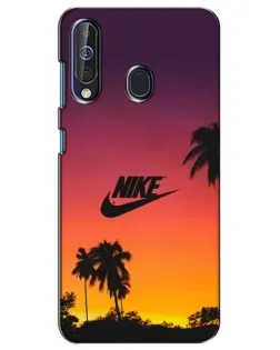 Чехол для Samsung Galaxy A60 2019 (A605F) с картинкой «Nike на закате солнца»